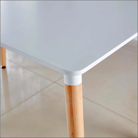 Office Coffee Table with Wooden Legs