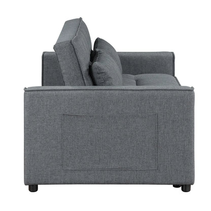 Omorfo 53.2'' Upholstered Convertible Sleeper Sofa