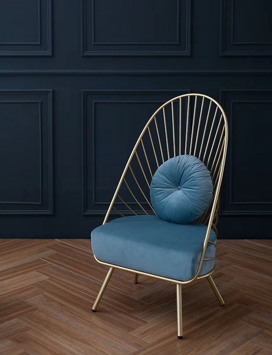 Metallic Accent Chair