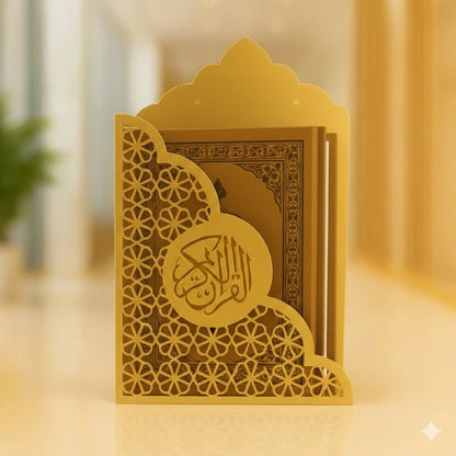 Quran Majeed Wall Decor Metal Shelf