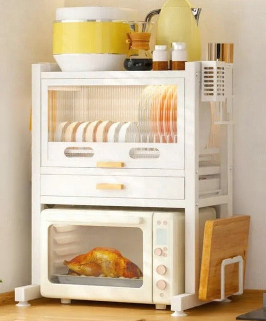 Unique Black Metal Kitchen Organizer