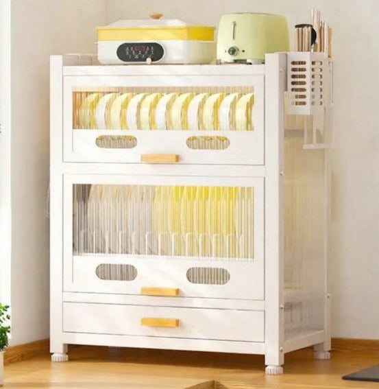 Unique Black Metal Kitchen Organizer