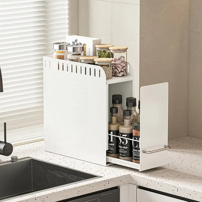 Kitchen Organizer Rack with Narrow Drawer