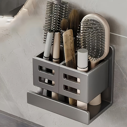 Stainless Steel Wall & Door Mounted Bathroom Shelf Organizer
