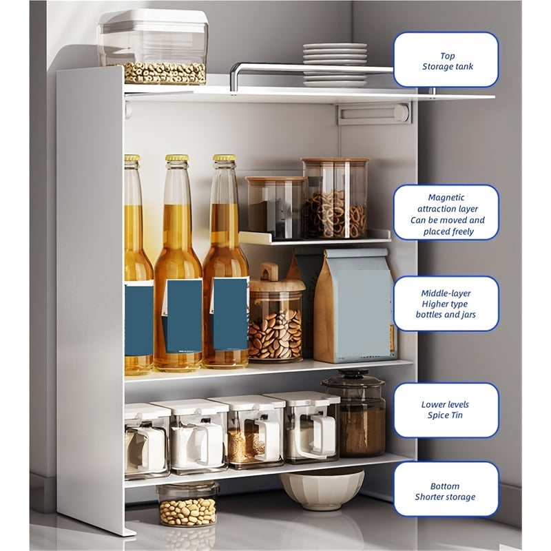 Modern Metal Kitchen Storage Cabinet Kitchen Organizer