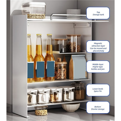 Modern Metal Kitchen Storage Cabinet Kitchen Organizer