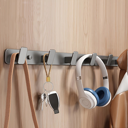 Stainless Steel Wall & Door Mounted Long Towel And Suit Holder