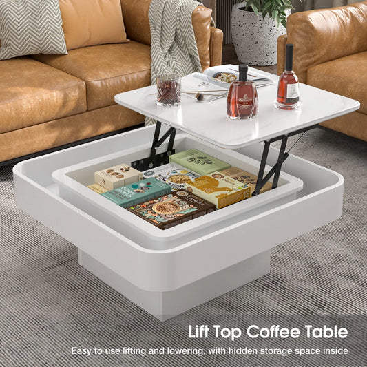 Gulcan LED Lift Top Coffee Table