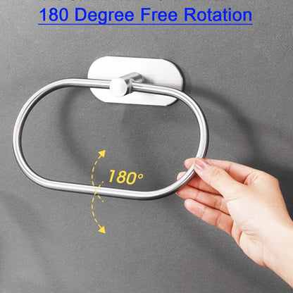 Stainless Steel Punch-Free Wall Mounted Towel Holder