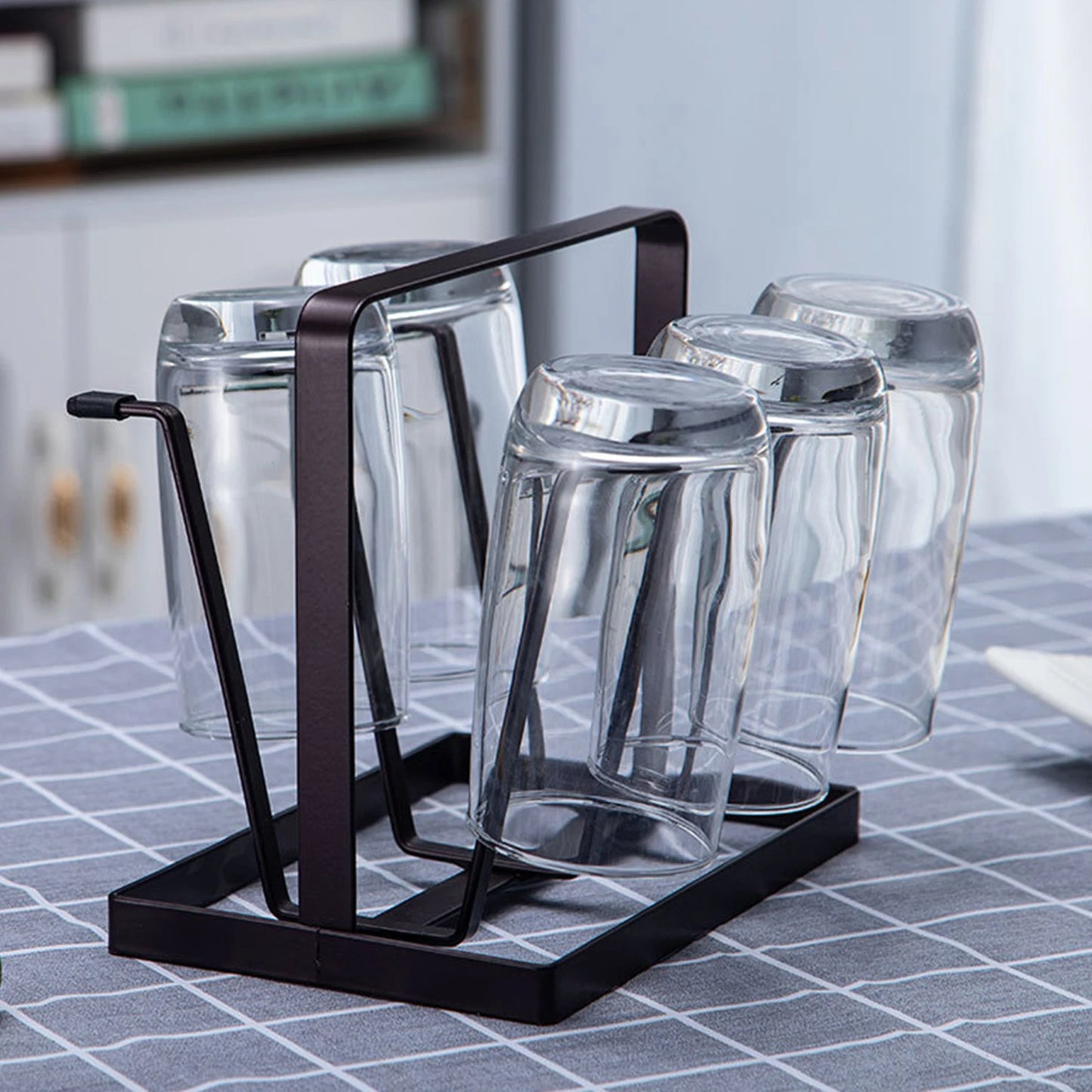 Glass Drainer Rack Kitchen Plate Holder