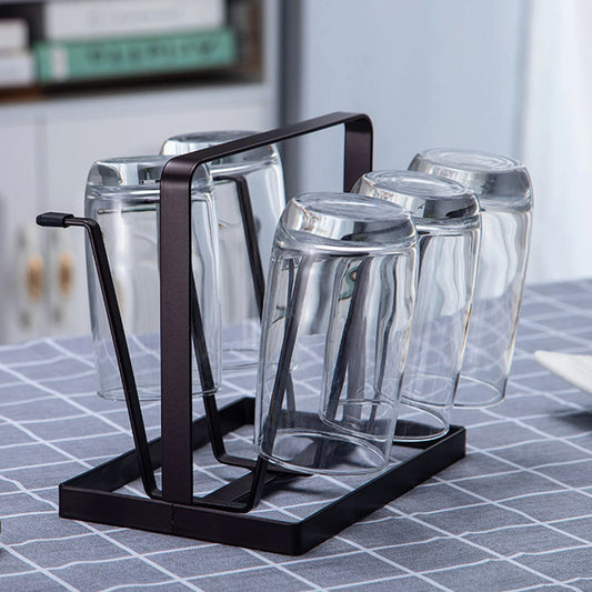 Glass Drainer Rack Kitchen Plate Holder