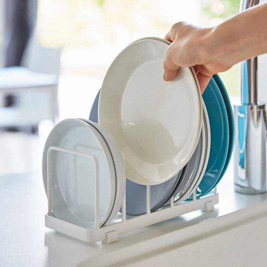 Stainless Steel Metallic Cutting Board Holder and Dish Drainer