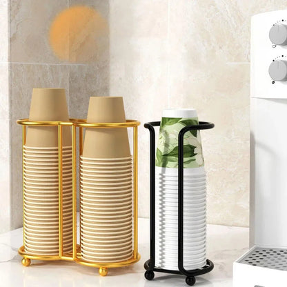 Round Shape Metal Glass Holder