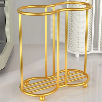 Round Shape Metal Glass Holder