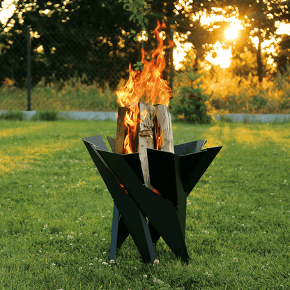Phoenix Flower Fire Burning Iron Outdoor Fireplace