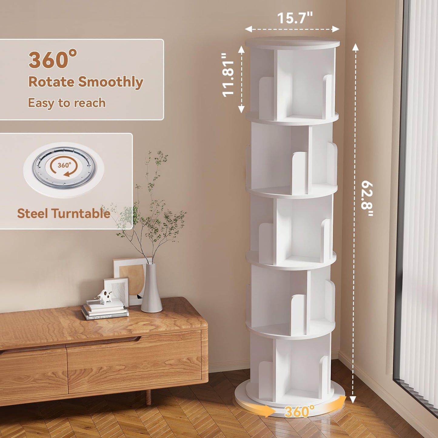 360 Rotate Organized Rack