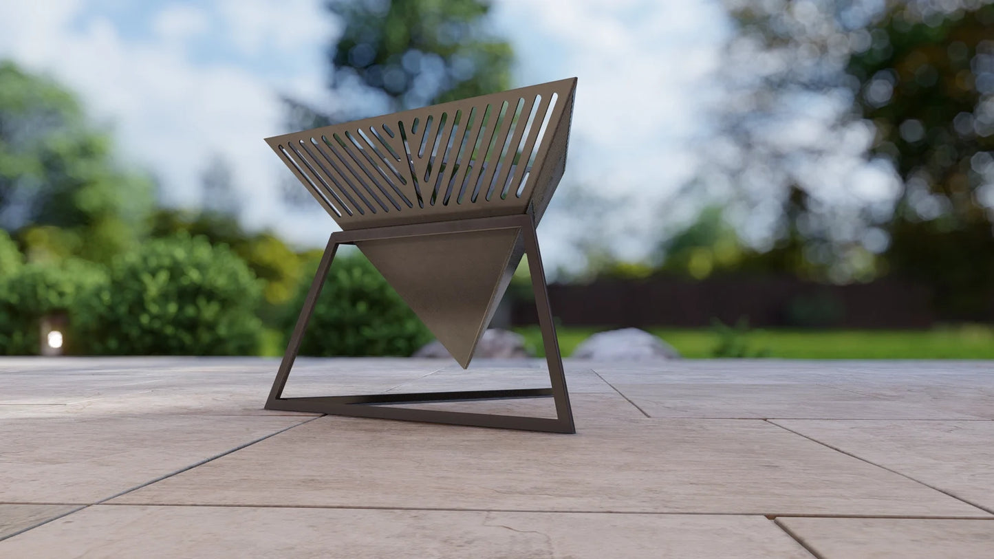 Triangle Fly Outdoor Fire Pit