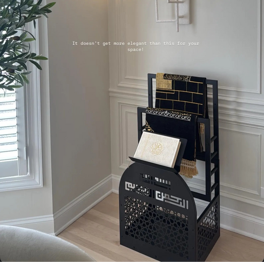 Modern Metal Prayer Mat Holder