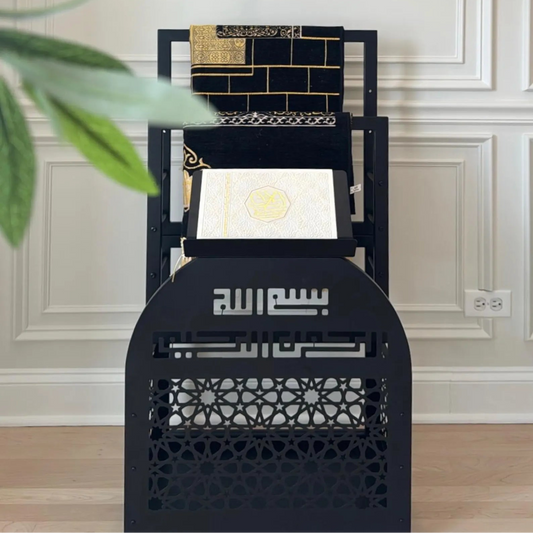 Modern Metal Prayer Mat Holder