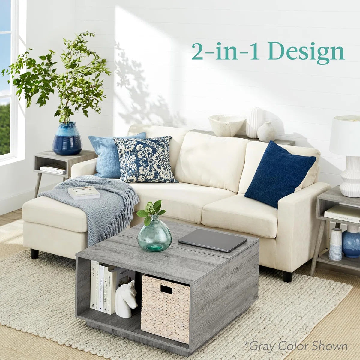 Shaundrelle Lift Top Coffee Table