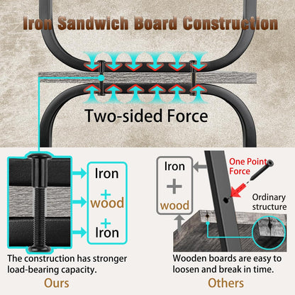 Curved Square Display Rack
