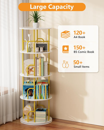 360 Rotate Golden Organizing Rack