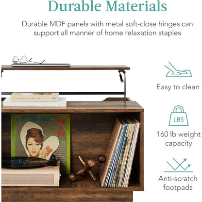 Shaundrelle Lift Top Coffee Table