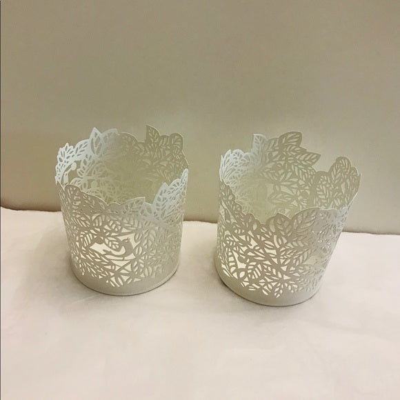 Leaf Pattern Candle Holder