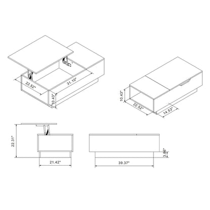 Kianna Single Coffee Table