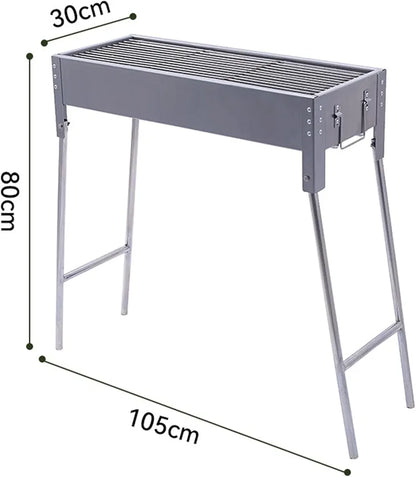 Backyard Barbecue Large Grill with 12 skewers