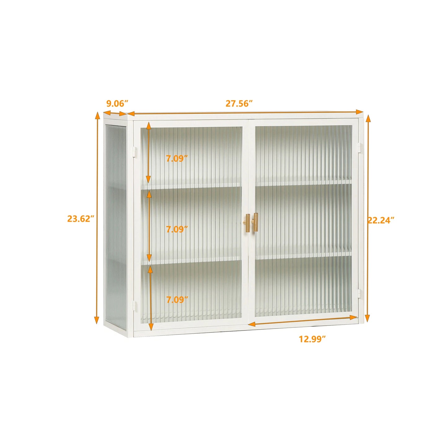 Kitchen Storage White Wall Mounted Cabinet