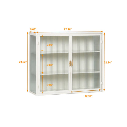 Kitchen Storage White Wall Mounted Cabinet