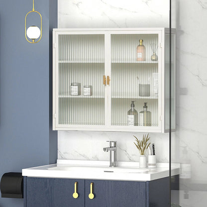Kitchen Storage White Wall Mounted Cabinet