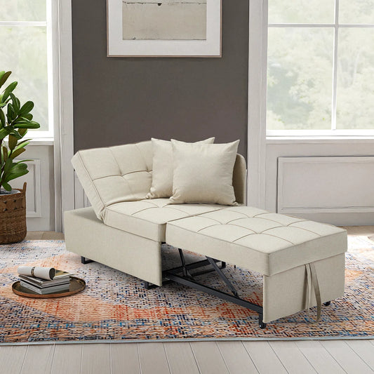 70" Sleeper Sofa, Bed, Recliner Upholstered Convertible For Living Rooms