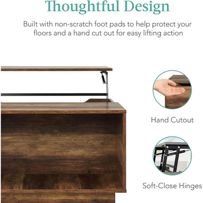 Shaundrelle Lift Top Coffee Table