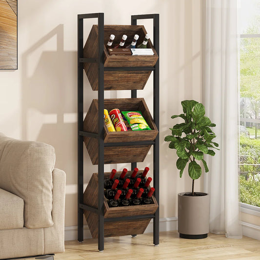 Mitsuko 14.57'' W Metal Storage Rack